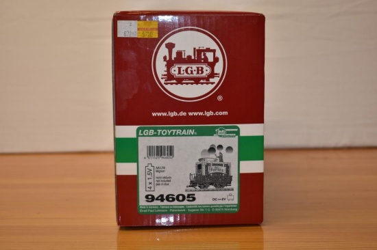 Lehmann LGB G scale model train CAR Magic number 94605, NIB