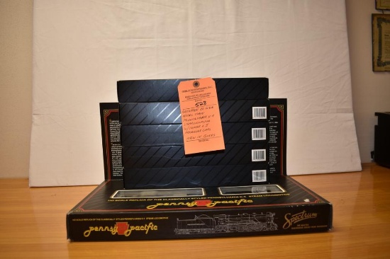(6) Bachmann HO scale model train Pennsylvania K-4 steam locomotive with tender,