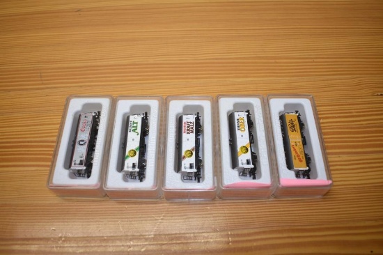 (5) Marklin many Club train cars, all beer: