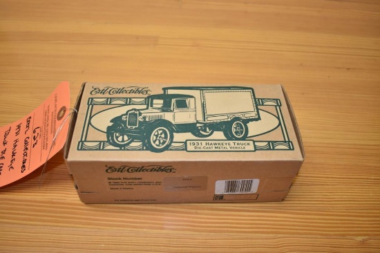 Ertl collectibles, 1931 Hawkeye Truck Diecast metal