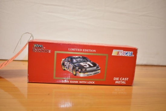 NASCAR racing champions, diecast metal, # 51, 1:24 scale diecast Bank