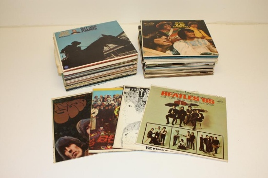 Lot of assorted 33 RPM Record Albums, Beatles, etc.