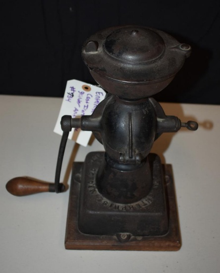 1930s Cast Iron Wood Coffee Bean Grinder - Enterprise Number 1