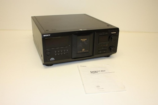 Vintage Sony CD Changer Stereo Audiophile, model CDP-CX400 400 CD Jukebox