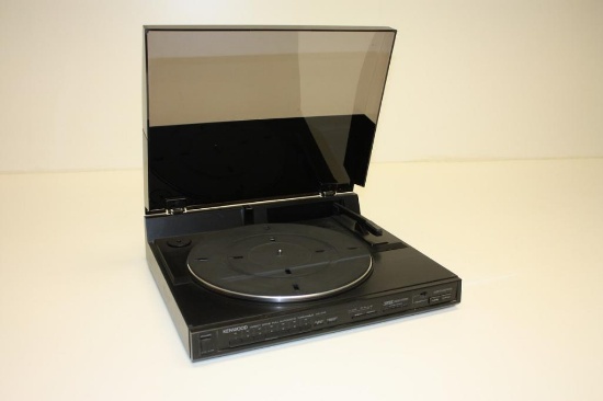 Vintage Kenwood Direct Drive Full Auto Linear Tracking Turntable, model KD-77F