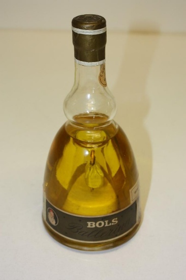 Vintage 1950's BOLS Ballerina Bottle Music Box Cr?me De Menthe