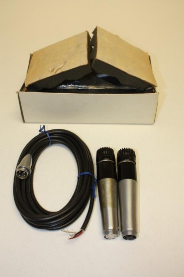 Shure 545 Unidyne III Mike Microphones (2) with cord