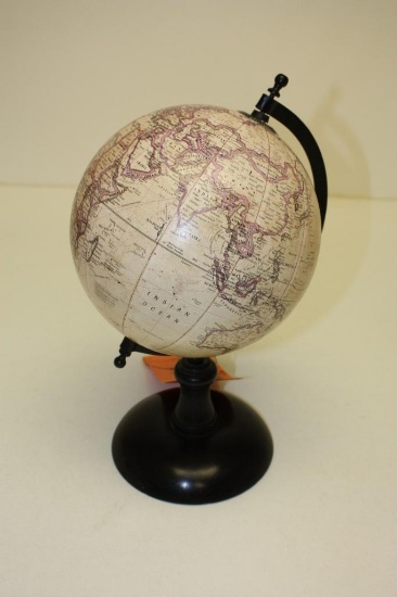 Contemporary small desk globe Decorative wood