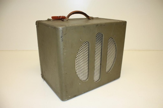 Vintage Califone 12V Portable record player with tube amp and Jensen 12 inch speaker
