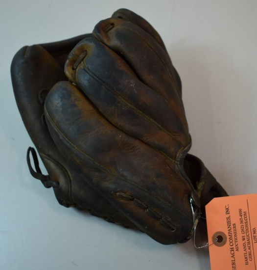 Baseball Glove and Ball, Wilson? 1940s vintage