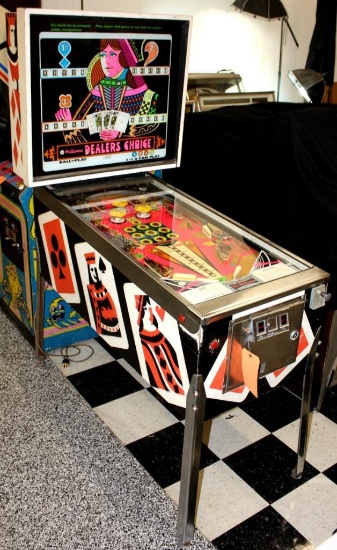 Williams Dealers Choice EM Electro Mechanical Pinball Machine Arcade Game