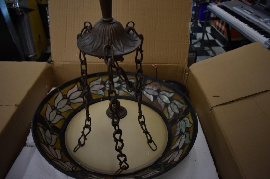 Vintage Tiffany Style Hanging Ceiling Lamp
