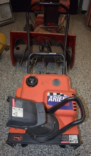 Ariens 522 Snowblower, 5 HP, 22 Inch Cut, Runs Well, Electric Start