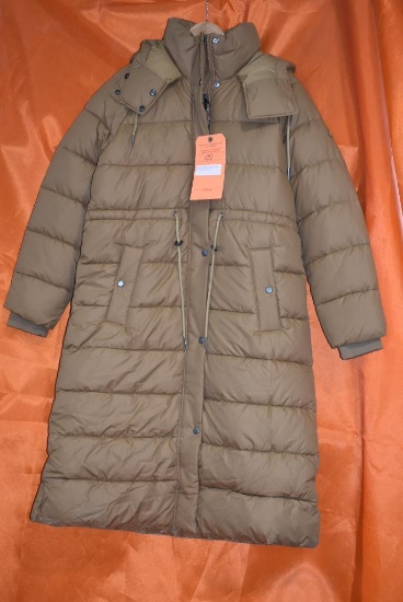 BARBOUR SEDGE QUILTED JACKET MARRAM GRASS SIZE 12