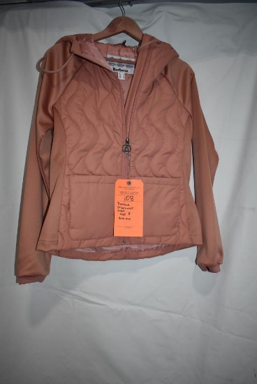 BARBOUR STRATHMORE SWEAT, ROSE COLOR, 8
