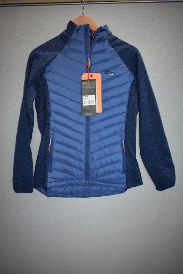 GILL WOMENS PENRYN HYBRID JACKET, OCEAN, 12