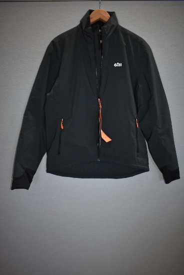 GILL MENS OS INSULATED JACKET, GRAPHITE, MEDIUM
