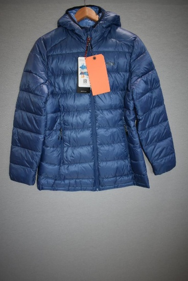 GILL WOMENS WHITESAND JACKET, OCEAN, 10