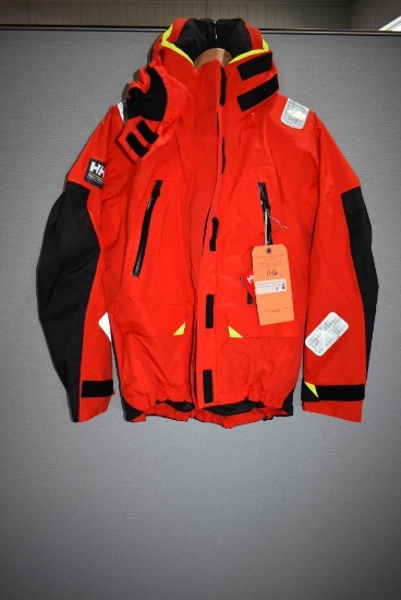 HELLY HANSEN WOMENS SKAGEN OFFSHOURE JACKET, ALERT RED, S