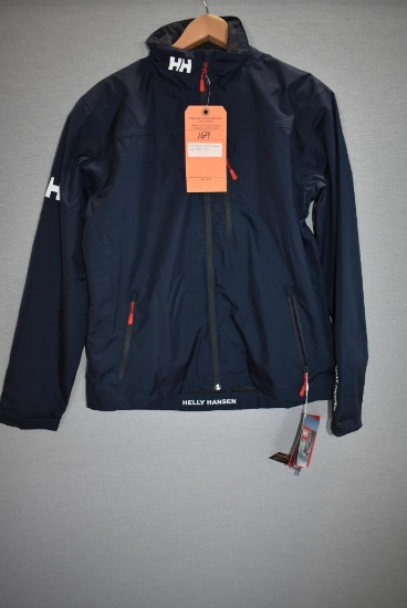 HELLY HANSEN CREW MIDLAYER JACKET, NAVY, M