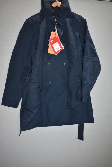 HELLY HANSEN WOMENS WELSEY 11 TRENCH COAT, NAVY XL