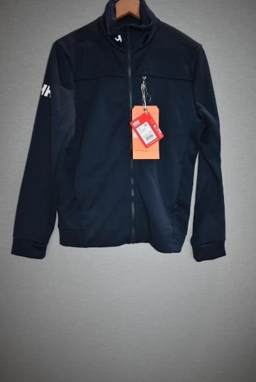 HELLY HANSEN MENS CREW FLEECE JACKET, NAVY, M