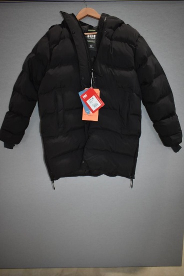HELLY HANSEN WOMENS ASPIRE PUFFY PARKA, BLACK, S