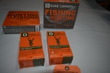 DUKE CANNON; 2 COMBO BOXES OF SCENT ELIMINATOR SOAP & HAND SOAP, 2 SINGLE BOXES SCENT