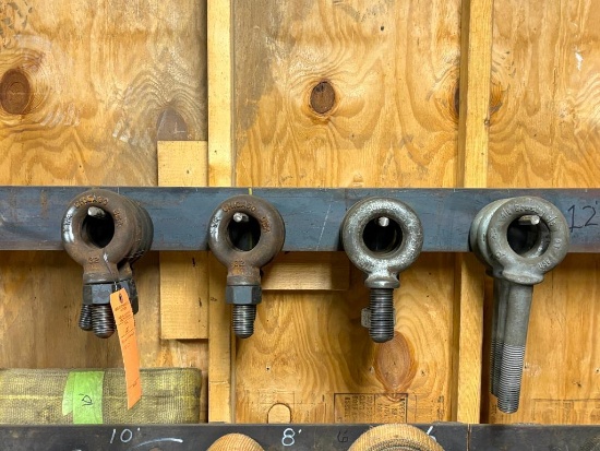 (4) ROWS OF EYE BOLTS, 1 1/4" - #32