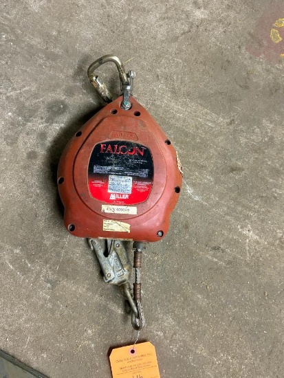MILLER FALCON SELF RETRACTING LIFE LINE, MAX TOTAL ARREST DISTANCE 54",