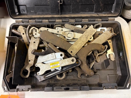 ASSORTED SPANNER WRENCHES,