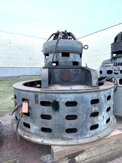 E.M. VERTICAL HYDRO GENERATOR, 125 KVA, 240 VOLTS,