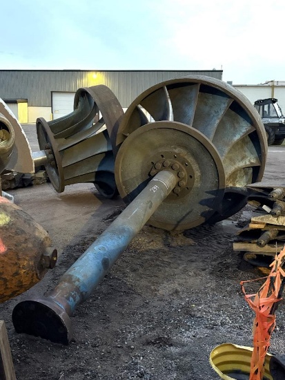 FRANCIS HYDRO RUNNER, DESIGNED FOR APPROX 20' HEAD, 1000 HP,