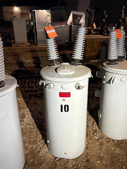 JERRY'S ELECTRIC 10 KVA OVERHEAD TRANSFORMER, HV: 34500, BIL: 200,