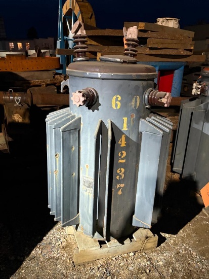 G.E. 100 KVA OVERHEAD TRANSFORMER,