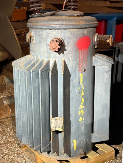 G.E. 100 KVA OVERHEAD TRANSFORMER,