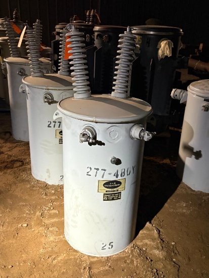 FRASER/B&B TRANSFORMER 25 KVA OVERHEAD TRANSFORMER,