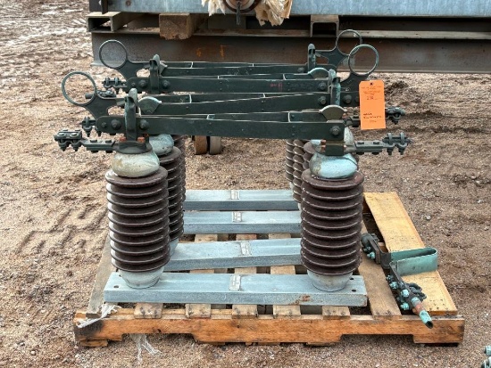 (4) Single Phase Manually Operated 34.5 KV Disconnect Switches