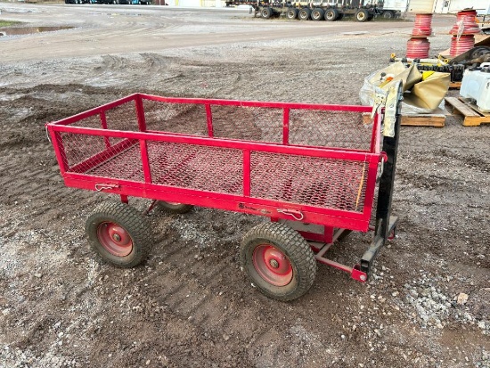 NORTHERN TOOL WAGON WITH MESH SIDES AND BOTTOM,
