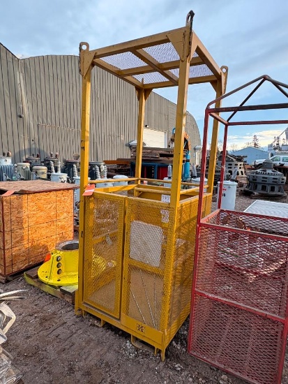 KOKE SINGLE MAN CRANE/FORKLIFT TYPE MAN BASKET,