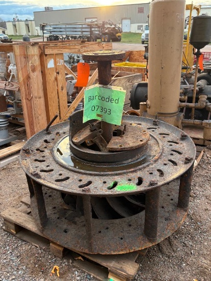Approximate 24 Inch Vertical Francis type Runner Water Wheel Turbine