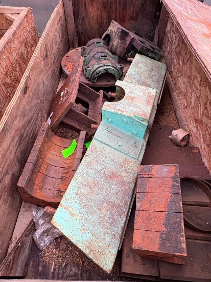 (1) CRATE OF TURBINE BEARINGS & ETC.