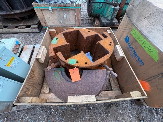 Vertical Hydroelectric Turbine Bearing Block Housing for four Quad blocks