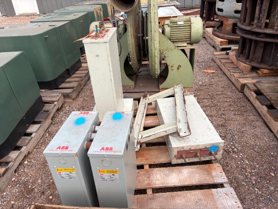 (2) ABB CAPACITORS CAT # C606G75 75 KVAR, 600V/3 PH/60 HZ