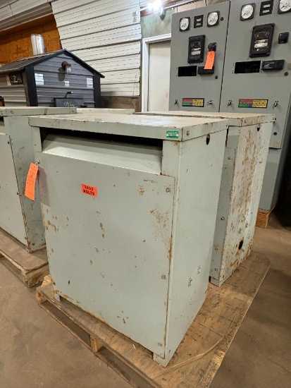 (2) WESTINGHOUSE DT-3 TRANSFORMERS, S/N 78K1941, H V 2500 DELTA,