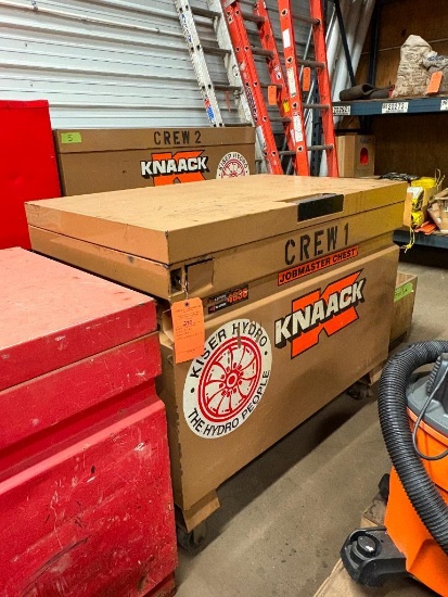 KNAAK JOBMASTER CHEST JOB BOX, MODEL 4830
