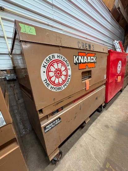 KNAAK STORAGE MASTER CHEST JOB BOX, MODEL 89,