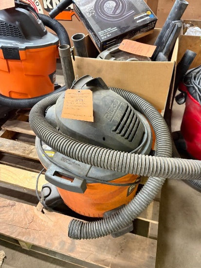 RIDGID SHOP VAC, MODEL WD0970/ WET/DRY TYPE