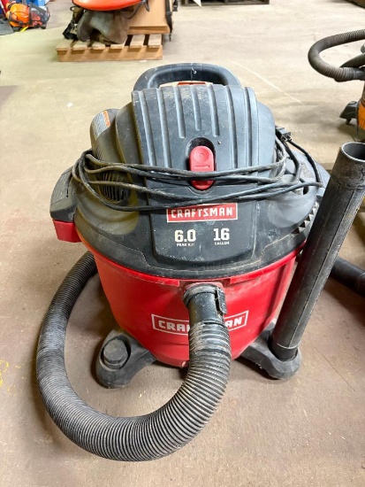 CRAFTSMAN WET/DRY SHOP VAC, 6 HP, 16 GALLON