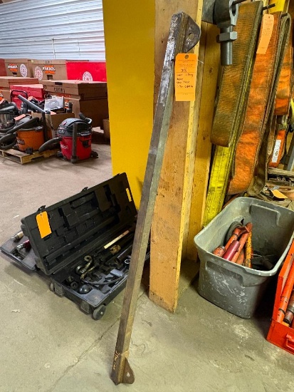 STEEL LIFTING BEAM, SHOP MADE, 3 TON CAPACITY